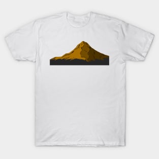 Mt Hood in Gold T-Shirt